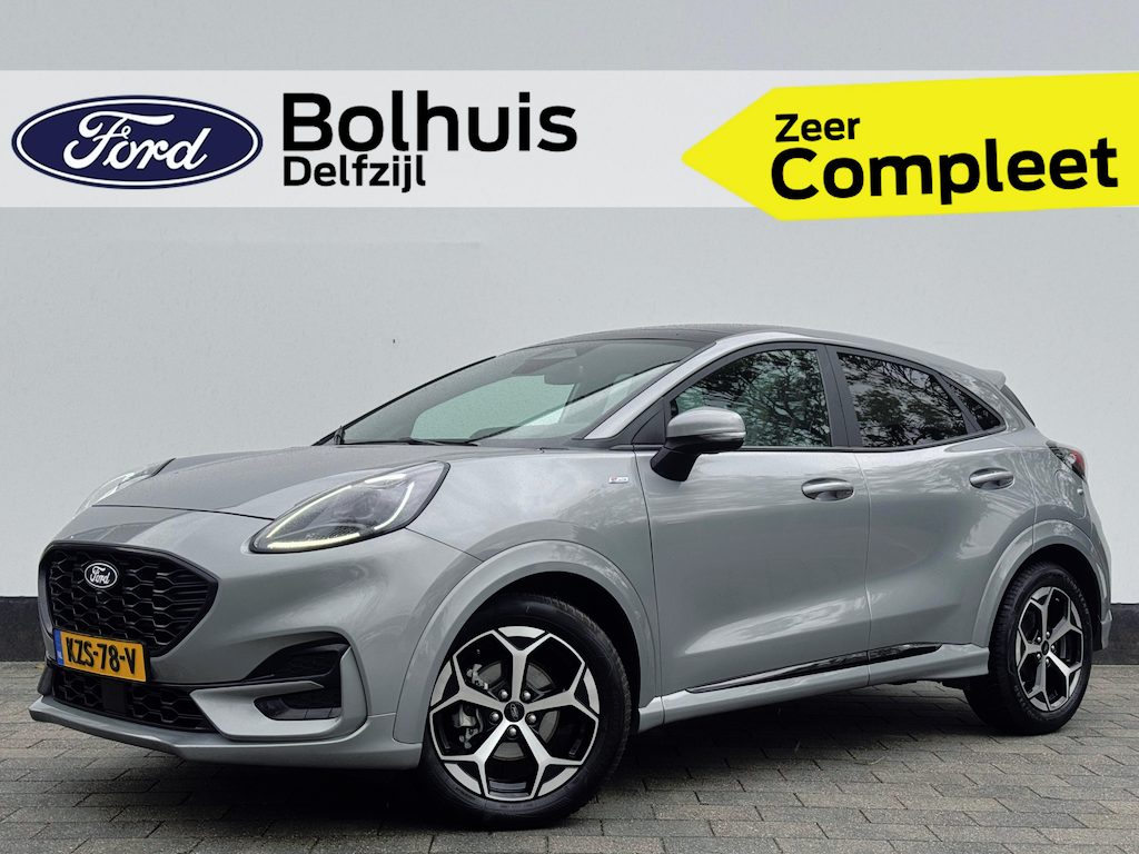 Ford Puma EcoBoost Hybrid 155pk ST-Line X | Pano | Winter Pack | El. a. klep | B&O | Half leer | Camera | 4 seiz. banden | Cruise |