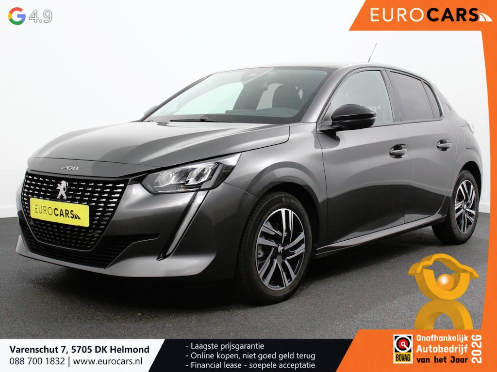 Peugeot 208 1.2 100pk Turbo Allure Pack Navigatie Camera Climate Control Digitale Cockpit Parkeersensoren Dab Led Lichtmetalen Velgen Cruise Control Led