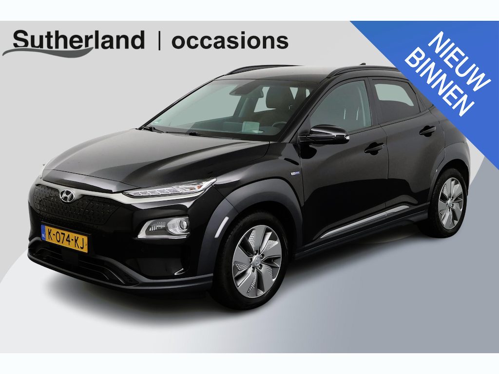 Hyundai Kona Electric EV Premium 64 kWh | SOH 100 % | Lederen Interieur | Warmtepomp | Navigatie | VERWACHT! |