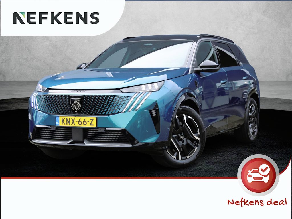 Peugeot e-5008 GT 73 kWh 7p 8 jaar garantie! | Alcantara | Stoel/stuur verwarming | Camera | 7-persoons | Keyless | 19" LMV