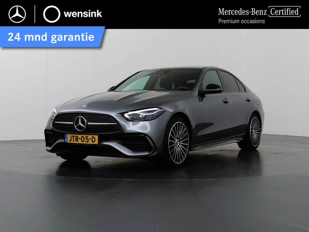 Mercedes-Benz C-klasse 300 e Business Solution AMG | Night | Panoramadak | Trekhaak | Memory | Digital Light | 360 graden camera |