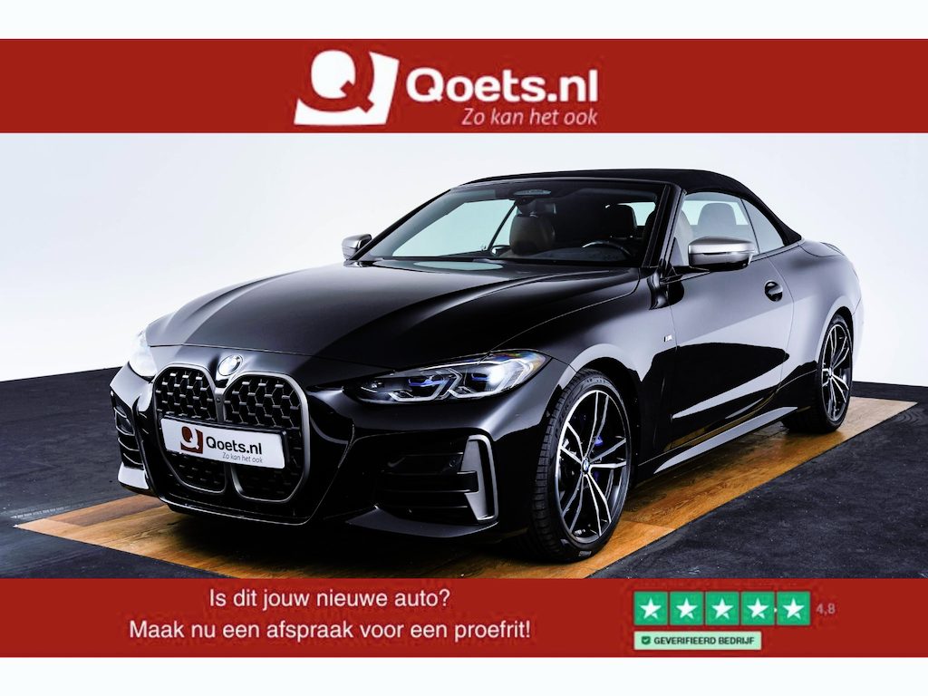 BMW 4-Serie Cabrio M440i High Executive Driving Assistant Professional - Head up - Harman Kardon - BMW Laserlight - Comfort Access - Windscherm - Air collar - Stuurwielrand verwarmd - Parking Assistant Plus