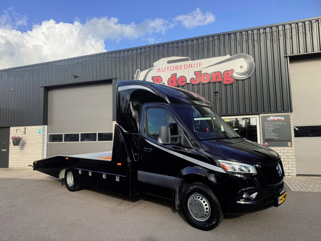 Mercedes-Benz Sprinter 519 3.0 CDI Acc Stoelverwarming Memory Oprijwagen Autotransporter Slaapcabine