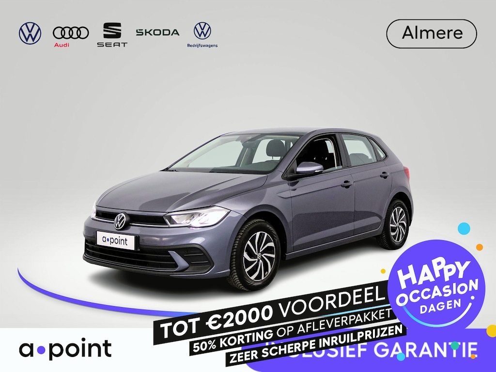 Volkswagen Polo 1.0 TSI Life 95 pk | Navigatie via App | Parkeersensoren | Adaptieve cruise control | Apple carplay / Android auto | Hill hold | Lane assist | Led koplampen |