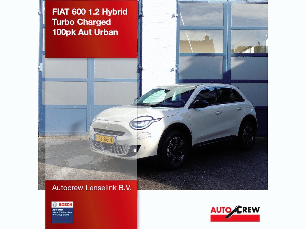 Fiat 600 1.2 Hybrid Turbo Charged 100pk Aut Urban | Origineel NL |