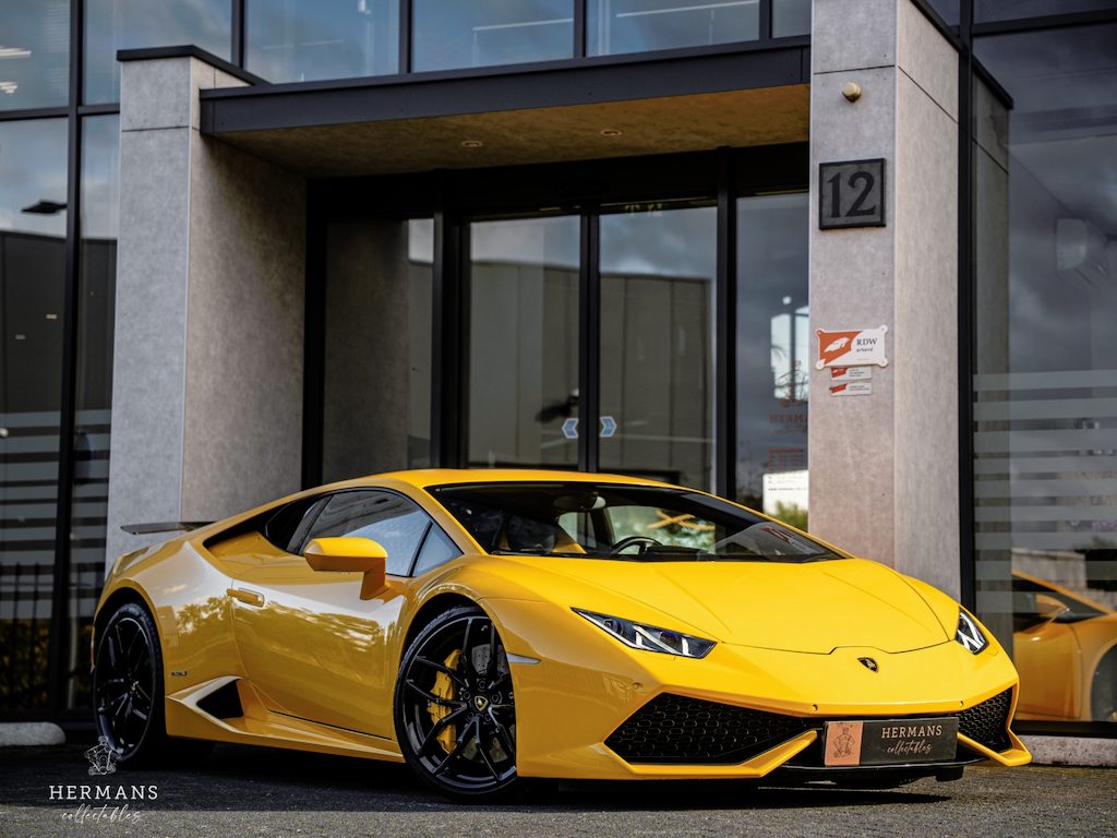 Lamborghini Huracan 5.2 V10 LP610-4 / Front Lift / Ceramic / Giallo Midas / Camera / Carbon Spoiler