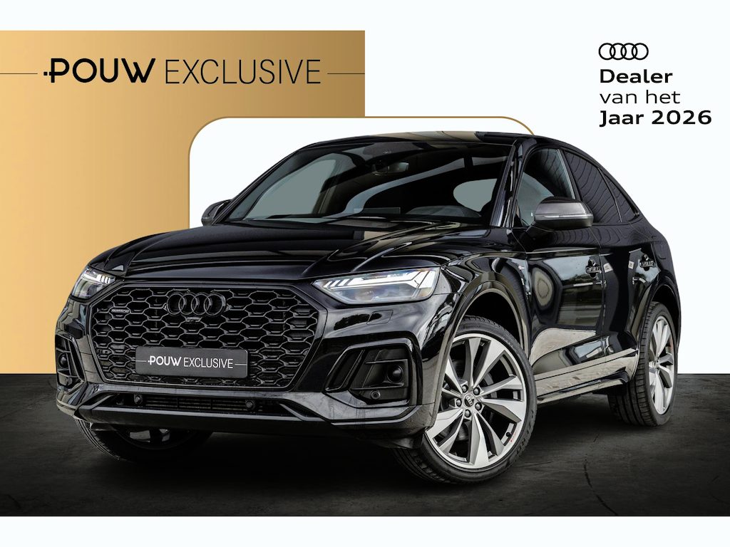 Audi Q5 Sportback 55 TFSIe 367pk PHEV S Edition | Panoramadak | Smartphone Interface | B&O 3D | Elek. Stoelen | Alcantara | Trekhaak | Ambiente Licht