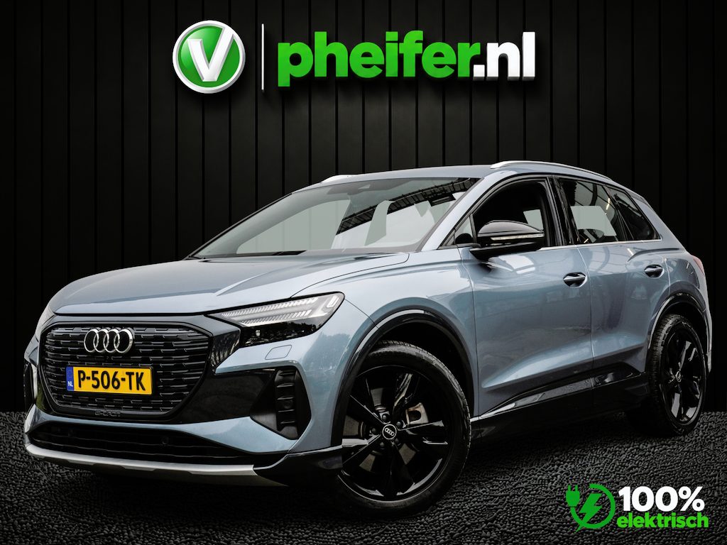 Audi Q4 e-tron 40 Launch edition Advanced Plus 77 kWh SOH 96% Sonos Audio/ Adapt. cruise/ Camera/ Warmtepomp/ Navigatie/ 20" Lmv/ Sportstoelen