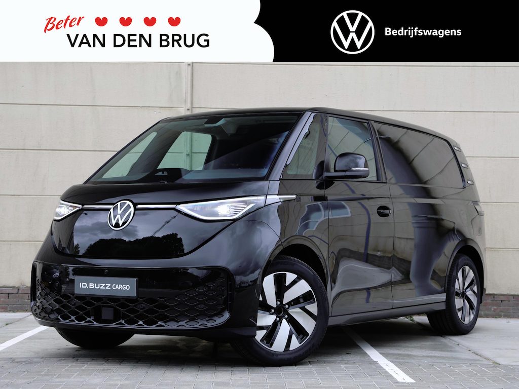 Volkswagen ID. Buzz Cargo Bulli Limited Edition 79 kWh 286PK | December rijden | 360 Camera | Navigatie via Apple carplay  | Trekhaak | Bijrijdersbank | LED Matrix | Alarm | 19 inch Lm velgen |