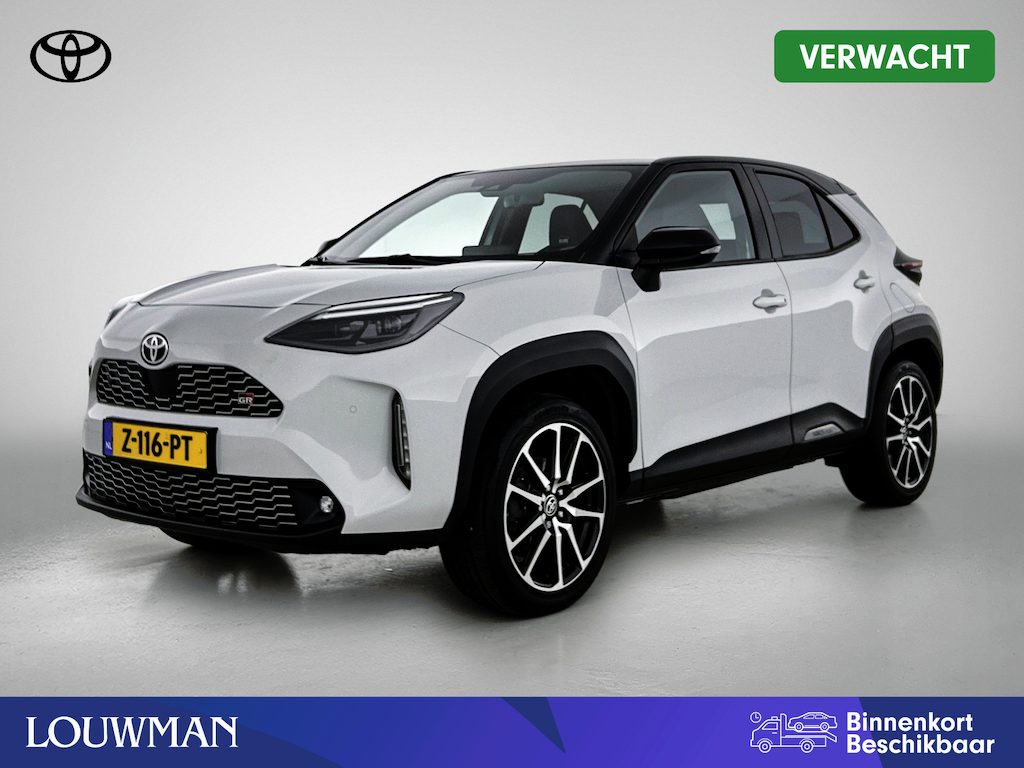 Toyota Yaris Cross 1.5 Hybrid GR Sport | Panoramadak | Head-Up | JBL | Dodehoek detectie | Parkeersensoren voor+achter | Elektrische achterklep | Stoelverwarming | Draadloze telefoonlader |