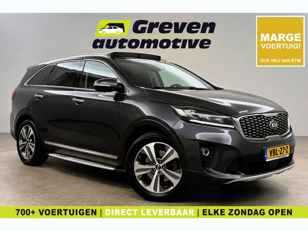 Kia Sorento Executive Line 200PK | Marge | Grijs Kenteken | VAN | Pano | 360° | H/K | HuD | Memory | Carplay | Trekhaak
