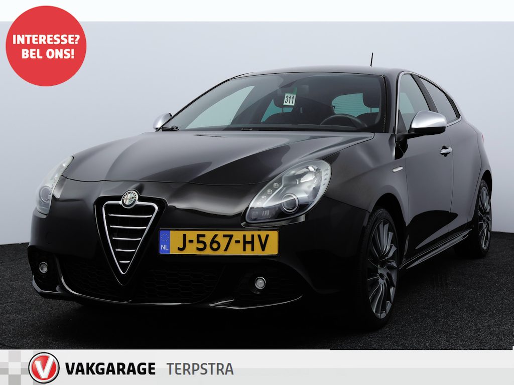 Alfa Romeo Giulietta 1.4 T Distinctive/ D-Riem Verv 89.000KM!/ Zwarte Hemel/ 18''LMV/ Clima/ Cruise/ Multi.LEDER.Stuur/ Elek.Pakket/ Isofix/ PDC Achter.