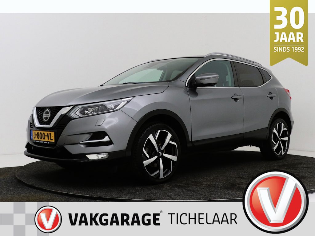 Nissan Qashqai 1.3 DIG-T Tekna | Trekhaak | 140 PK | Dealer Ond. | Stoelverwarming | 360 Camera | Climate Control | 80.000 KM! |