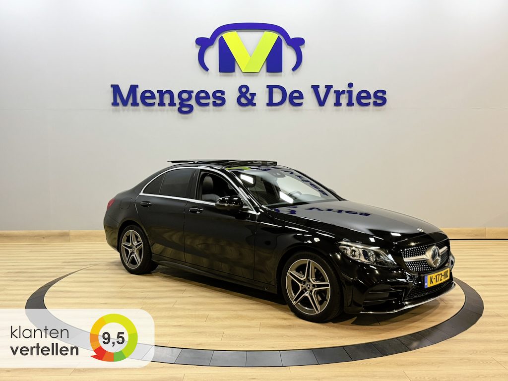 Mercedes-Benz C-klasse 180 Business Solution AMG AMG Line | 360 Camera | Panorama | DAB | Sfeer | Stoelverwarming | Apple Carplay Android Auto | Isofix | NAP |