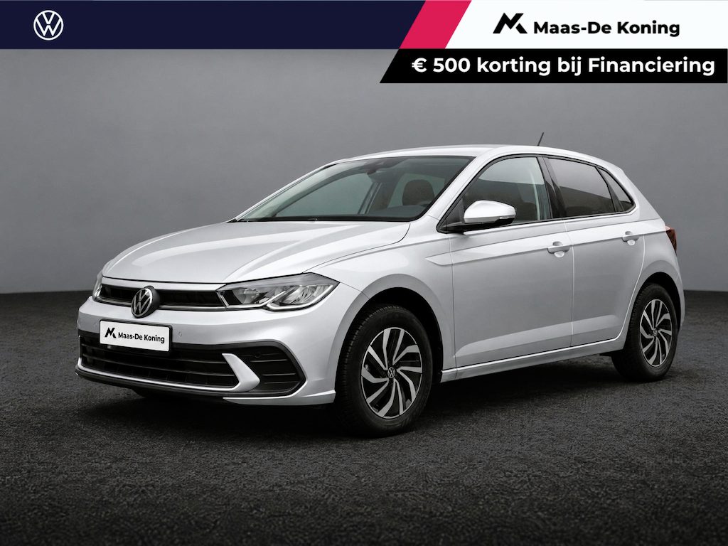 Volkswagen Polo 1.0 TSI 95pk Life Business · Camera · Keyless · Apple/Android Car Play · P-Sensoren · Stoelverwarming · 15'' Inch · Garantie t/m 30-09-2028 of 100.000km