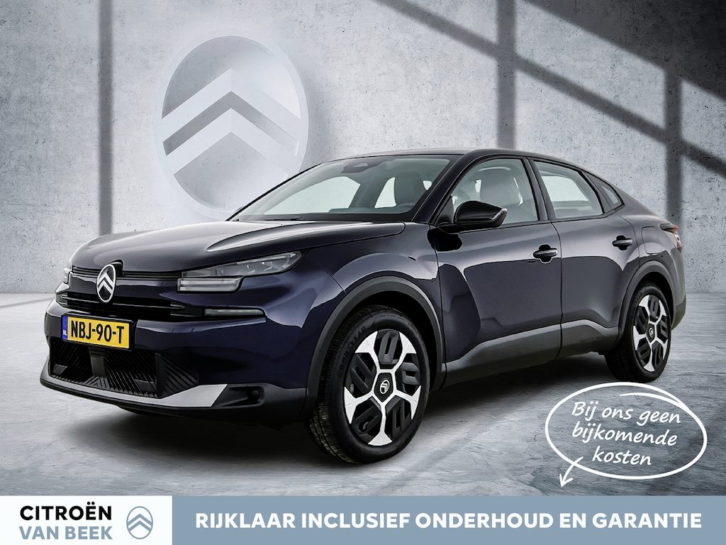 Citroën E-C4X Ë-C4 X Plus 156pk Extended range 54 kWh | Rijklaar | Camera achter | Draadloos apple carplay / android auto
