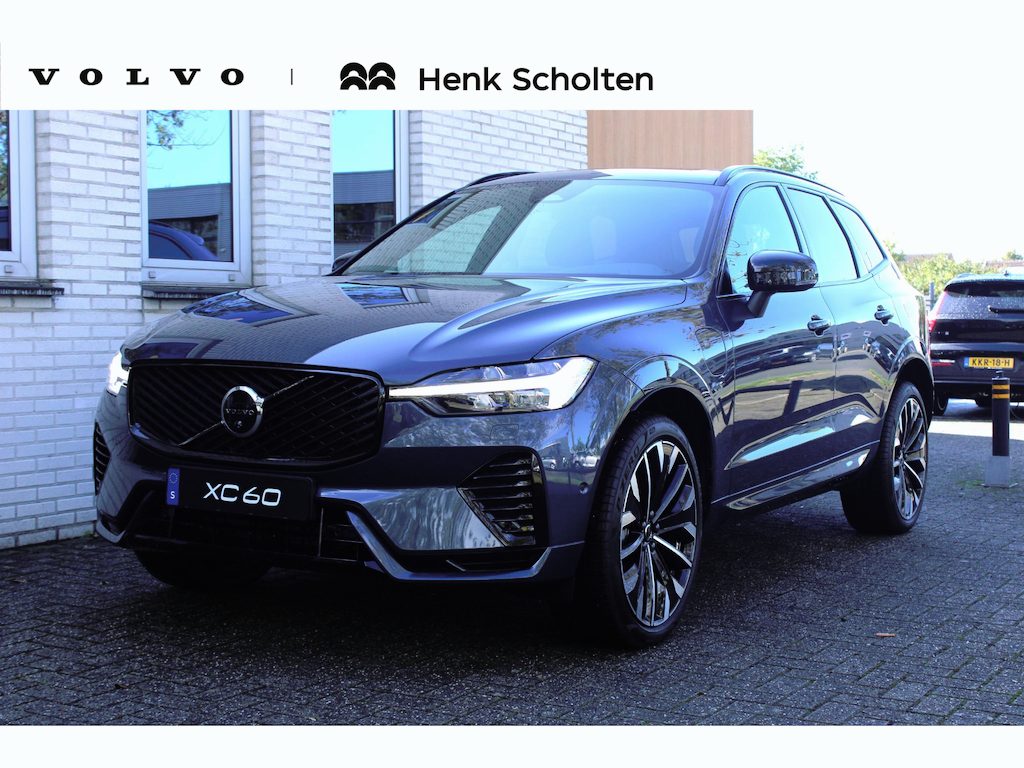 Volvo XC60 2.0 T8 Plug-in hybrid AWD Ultra Dark Exec. Ed. Nieuwe Auto | Bowers & Wilkins | Head-up Display | Luchtvering | Gelaagde Zijruiten | Panoramisch Schuif-/Kanteldak | Visual Park Assist incl. 360° Camera | Nappa Lederen Bekleding | Stoelventilatie Voorin | Stuurverwarming | Stoelverwarming Voor en Achter | Massagefunctie Voorin | 21-Inch Lichtmetalen Velgen | Adaptieve Cruise Control | Pilot Assist | BLIS | Elektrische Achterklep | Elektrisch Verstelbare Voorstoelen Met Memory | Getint Glas | Charcoal Hemelbekleding |