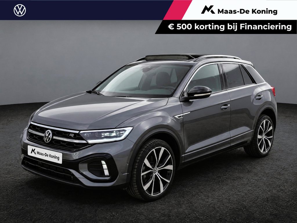 Volkswagen T-Roc 1.5TSI/150PK R-Line Black Style · Panoramadak · Apple/Android · Camera + Parkeersensoren · Garantie t/m 26-08-2027