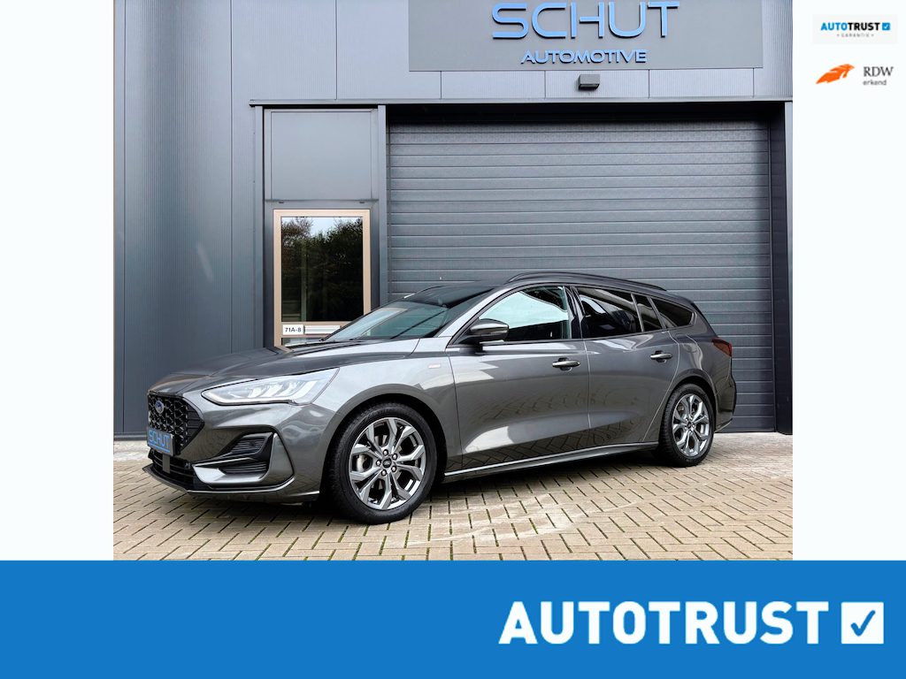 Ford Focus Wagon 125pk Hybrid ST Line FULL LED | GROOT SCHERM | CARPLAY | STOEL + STUURVERWARMING | PARKASSIST | DEALER OH