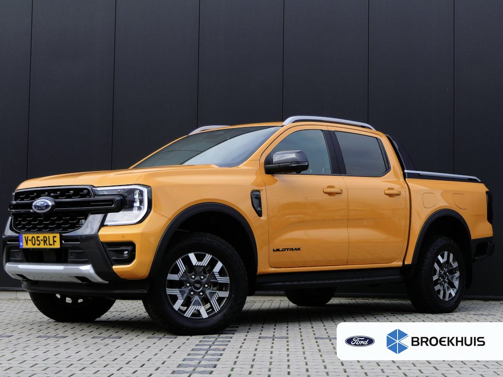 Ford Ranger Wildtrak Double Cab 2.3 PHEV | Power Rollertop | Camera | Stoelverwarming | CarPlay/Android Auto | Leder | Trekhaak