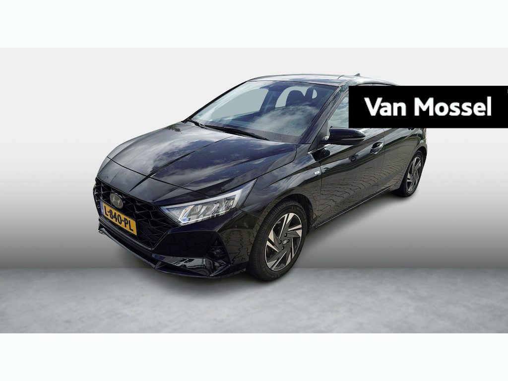 Hyundai i20 1.0 T-GDI Premium | Trekhaak | ECC | Navi | Stoel + Stuurverwarming | 16"LMV | Cam | DAB | Cruise control | Extra getint glas |