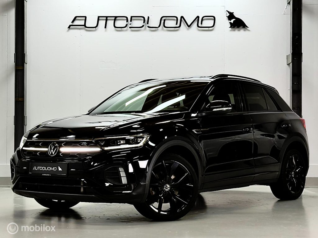 Volkswagen T-Roc 1.5 TSI R-Line | Pano | IQ Matrix | Black Style | 19" | Stuurverwarming | Camera | Sfeer | Travel Assist | ACC | Leder dash | Elektrische achterklep