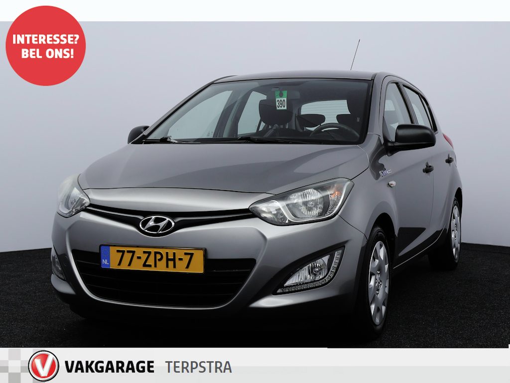 Hyundai i20 1.2i i-Drive/ APK 10-2027!/ 5-Drs/ Airco/ C.V. Afstand/ Elek. pakket/ Isofix/ Armsteun/ AUX & USB/ Multi. Stuur/ LED Dagrijverl./ Mistl.