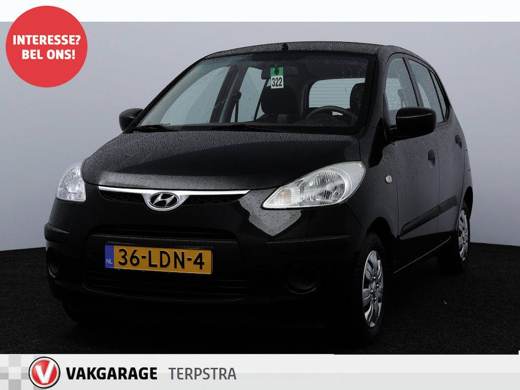 Hyundai i10 1.25i Active Cool/ Airco/ C.V./ Elek. Ramen/ Isofix/ Radio-CD AUX/ Getint Glas/ Dakspoiler/ Metallic lak.