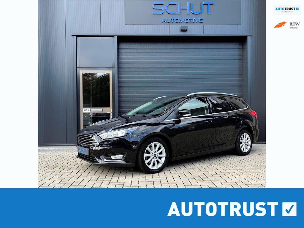 Ford Focus Wagon 125pk Titanium CLIMA | LANE ASSIST | LED | CAMERA | DODE HOEK | STOEL + STUURVERW | VOL OPTIES!