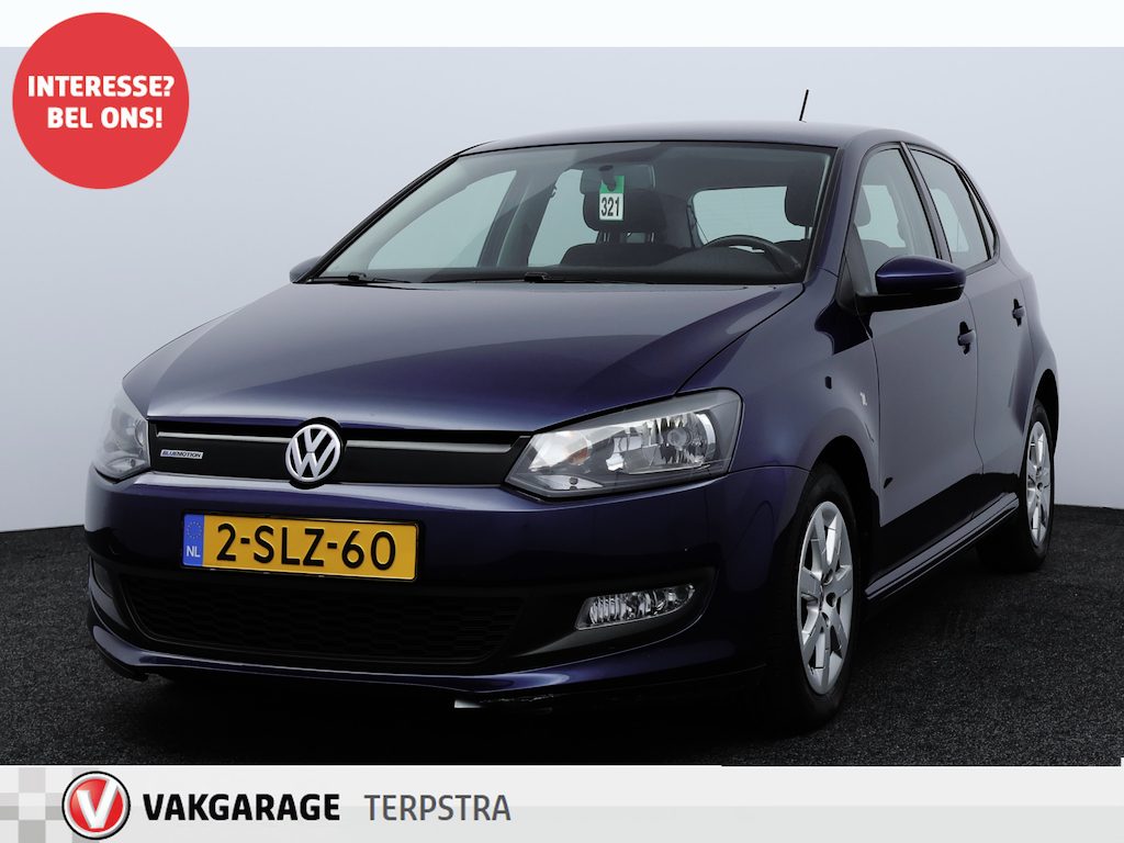 Volkswagen Polo 1.2 TDI BlueMotion/ 5-DRS/ Airco/ Cruise/ Radio-CD+AUX&USB/ LEDER.Stuur/ Elek.pakket/ Isofix/ Metallic Lak.