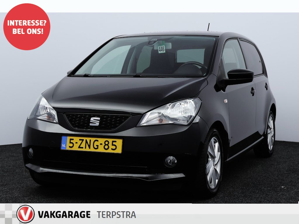 SEAT Mii 1.0 Sport Dynamic/ D-Riem Verv 123.000KM!/ 15''LMV/ Stoelverw./ Airco/ LEDER.Stuur/ Elek.Pakket/ Isofix/ Metallic Lak.