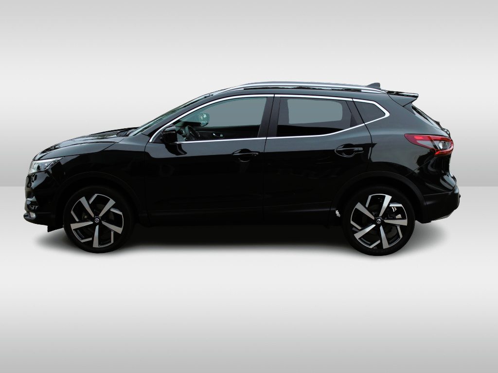 Nissan Qashqai 1.2 Tekna + / Trekhaak / Panoramadak / 360Camera / Leder / Bose / Keyless / 19'' / Stoelverwarming / Dodehoek / DAB / Cruise Control