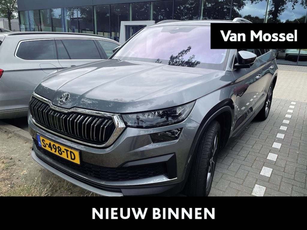Skoda Kodiaq 1.5 TSI Business Edition Plus 7p. Panoramadak | Metallic lak | Automaat | 7 zitter | lederen interieur | trekhaak | 19 inch velgen