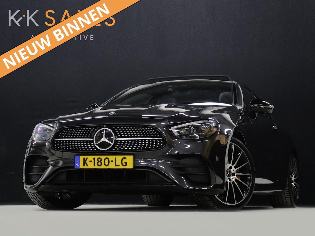Mercedes-Benz E-klasse Coupé 200 AMG Sport FULL OPTION [SCHUIFKANTELDAK, BURMESTER, ADAPTIVE CRUISE, APPLE CARPLAY, ANDROID, SFEERVERLICHTING, MEMORYSEATS, STOELVERWARMING, HEADUP DISPLAY, CAMERA V+A, DIGITAL DASH, ELEKTRISCHE