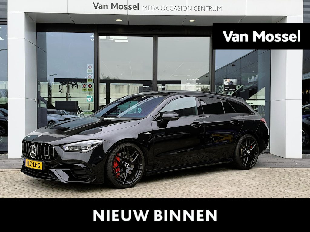 Mercedes-Benz CLA Shooting Brake AMG 45 S 4MATIC+ Premium Plus |  AMG DYNAMIC SELECT | BURMESTER | PANO | CAMERA | STOELVERWARMING | Lichtmetalen velgen 19" |