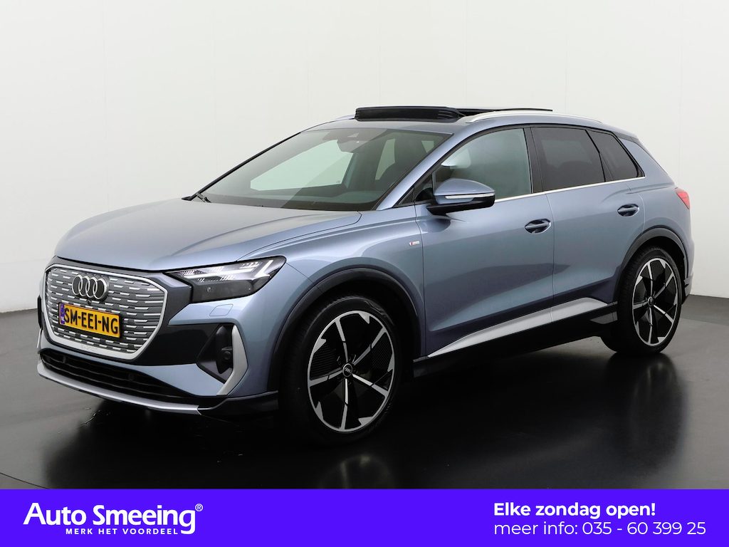 Audi Q4 e-tron 40 S-Line 77 kWh | SOH 100% | Leder | Panoramadak | Sonos Sound | Zondag Open!