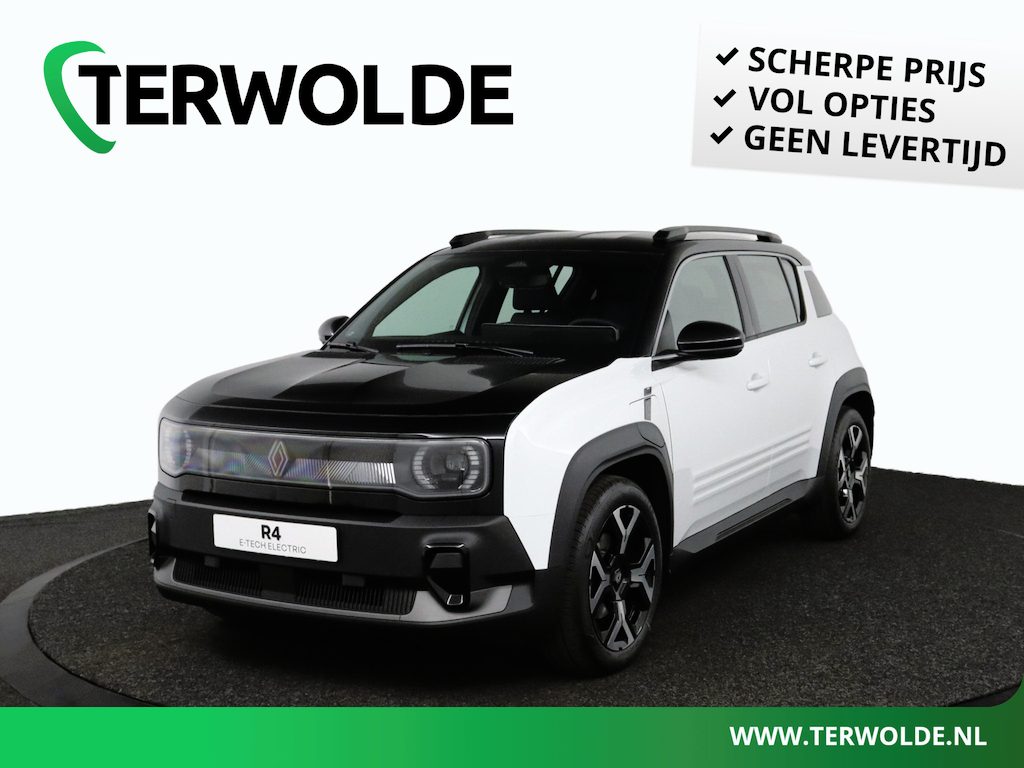 Renault 4 techno 150 pk comfort range | pack winter premium | motorkap zwart |
