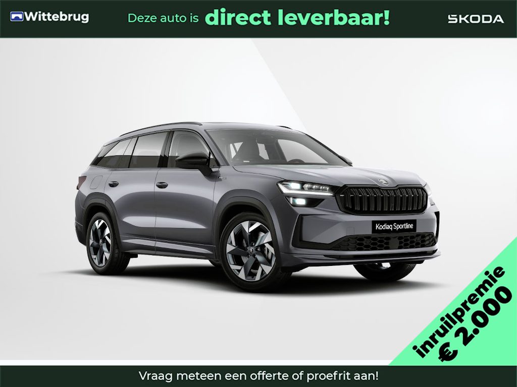 Skoda Kodiaq 1.5 TSI PHEV Sportline Business / Trekhaak / Panoramadak / Comfort Pakket / Winter Pakket / Light & View pakket / €4000 inruilpremie