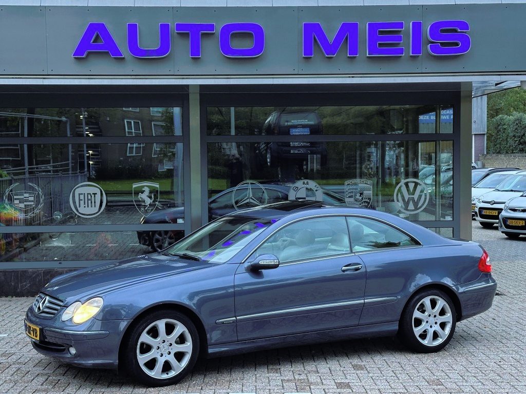 Mercedes-Benz CLK CLK-klasse Coupe Elegance Automaat Leer Cruise Panorama Trekhaak  NAP-Autopas