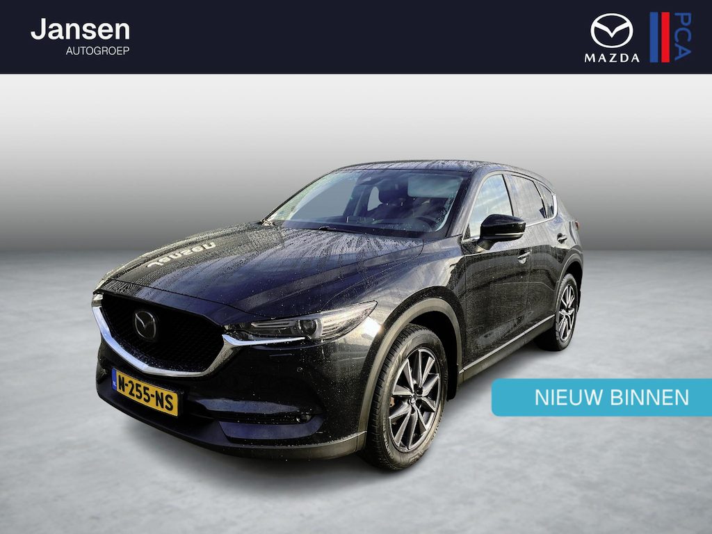 Mazda CX-5 2.5 SkyActiv-G 194 GT-M 4WD , Automaat, Trekhaak, Leder, Bose, Adap.Cruise, Clima, Navi, LMV 19 Inch, All Season, Stoel/Stuurverwarming, HUD, PDC, LKA