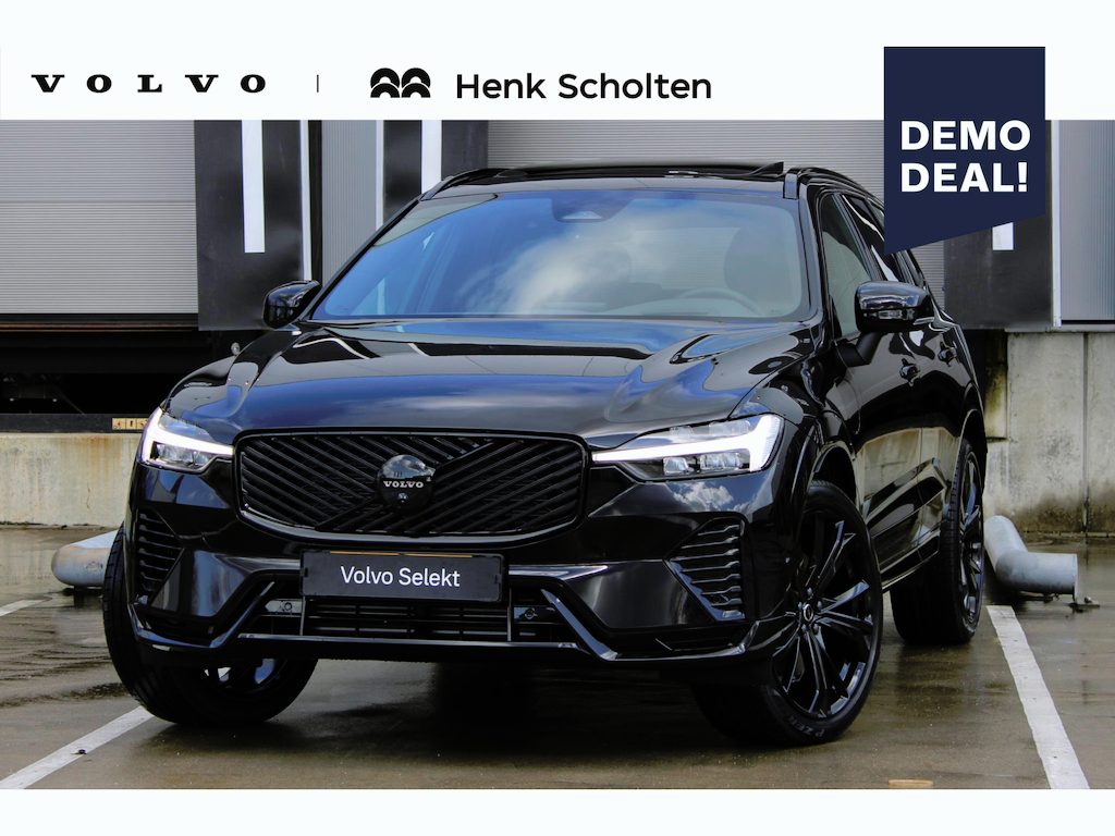 Volvo XC60 T6 Plug-in hybrid AWD Ultra Black Edition | Head-up display | Adaptive Cruise & Pilot Assist | Luchtvering | Panoramisch Schuif-/Kanteldak | 360-Camera | Harman Kardon Premium Audio | Draadloze Telefoonlader