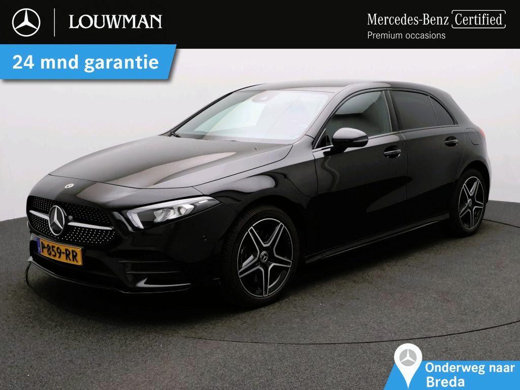 Mercedes-Benz A-klasse 250 e AMG Plug-In Hybride AMG Line | Night Pakket | Sfeerverlichting | Stoelverwarming | Ledkoplampen. Inclusief 24 maanden Mercedes-Benz Certified garantie voor Europa.