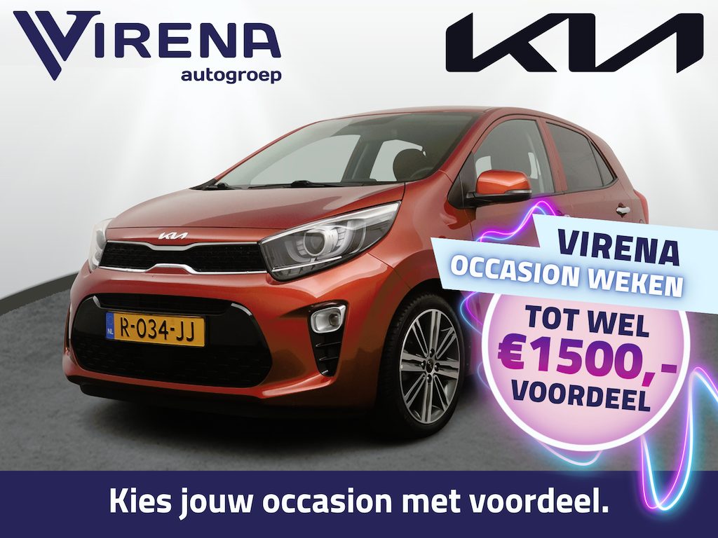 Kia Picanto 1.0 DPi DynamicPlusLine Navigatie - LM-Velgen 15' - Climate Control - Cruise Control - Apple/Android Carplay - Fabrieksgarantie tot 09-2029