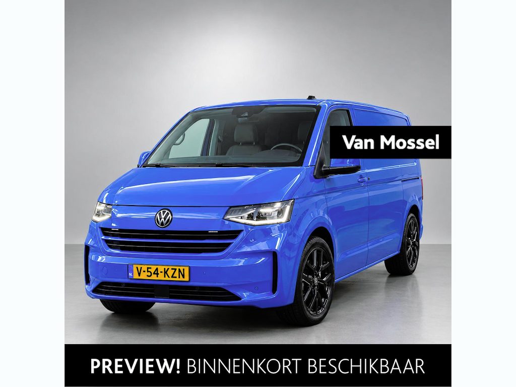 Volkswagen Transporter 2.0 TDI L1H1 28 Bulli 170PK | Automaat | Airco | Trekhaak | Apple/Android Carplay | Achteruitrijcamera | Adaptive Cruise Control | Parkeersensoren Voor + Achter | Alarmsysteem | Voorruit Verwarmbaar | Stoelverwarming | Navigatie |