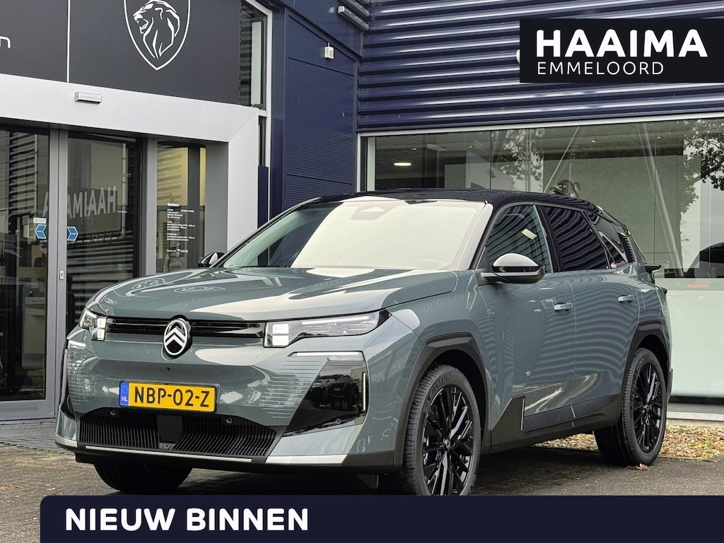 Citroën C5 Aircross Max Comfort Range 74 kWh | Apple Carplay/Android Auto| Adaptieve Cruise Control | Glazen Panorama-Dak | Climate Control | Lichtmetalen Velgen 20 Inch | Verwarmde/ Gekoelde Stoelen Voor | Verwarmde Voorruit