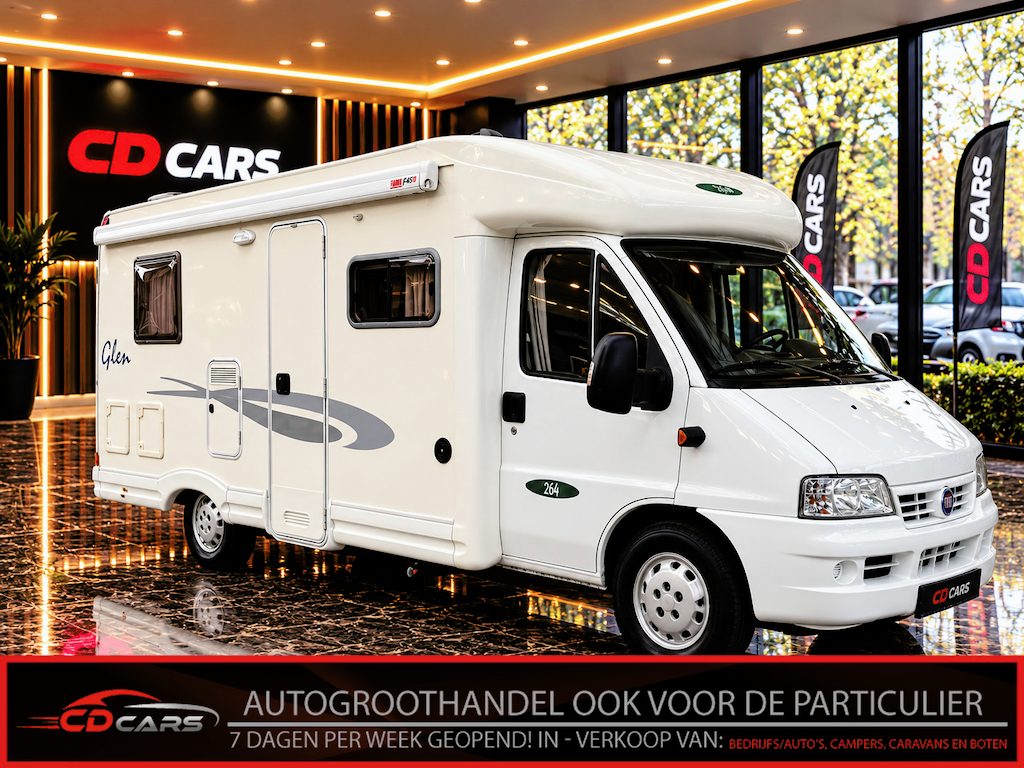 Fiat Ducato Dethleffs Vast bed, Koelkast, Toilet, Douche, Mistlamp, Keuken, Luifel, Fietsendrager