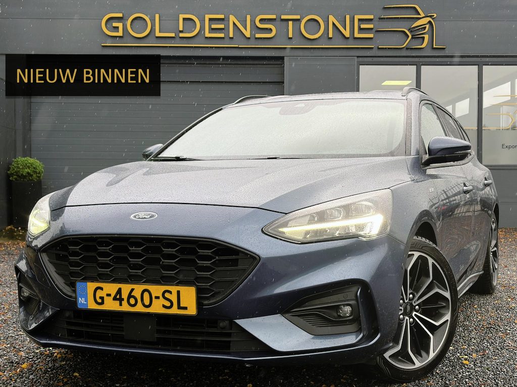 Ford Focus Wagon 1.0 EcoBoost ST Line Business ✓2e Eigenaar✓Carplay✓Trekhaak✓Camera✓Keyless✓Stoelverw✓Clima✓Cruise✓Dealer Onderhouden✓Recent beurt gehad✓PDc V+A✓6 Bak✓125pk✓Lm velgen✓Bj 11-2019✓N.A.P✓Apk tot 01-2029