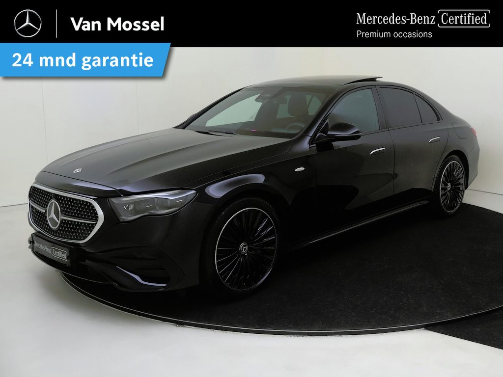Mercedes-Benz E-klasse 400 e 4MATIC AMG Line / Premium/ Panoramadak/ AIRMATIC/ Achterasbesturing/ Burmester 4D/ SUPERSCREEN/ Night/ 20 inch/ Nappa/ 3D Display/ Verlichte Grille