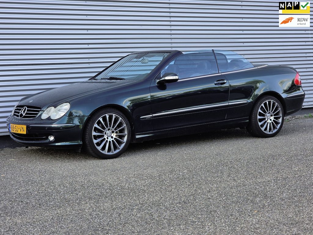 Mercedes-Benz CLK Cabrio 240 Avantgarde NAP CABRIO ORG NL NWE APK V6 ZEER NETJES LEDER