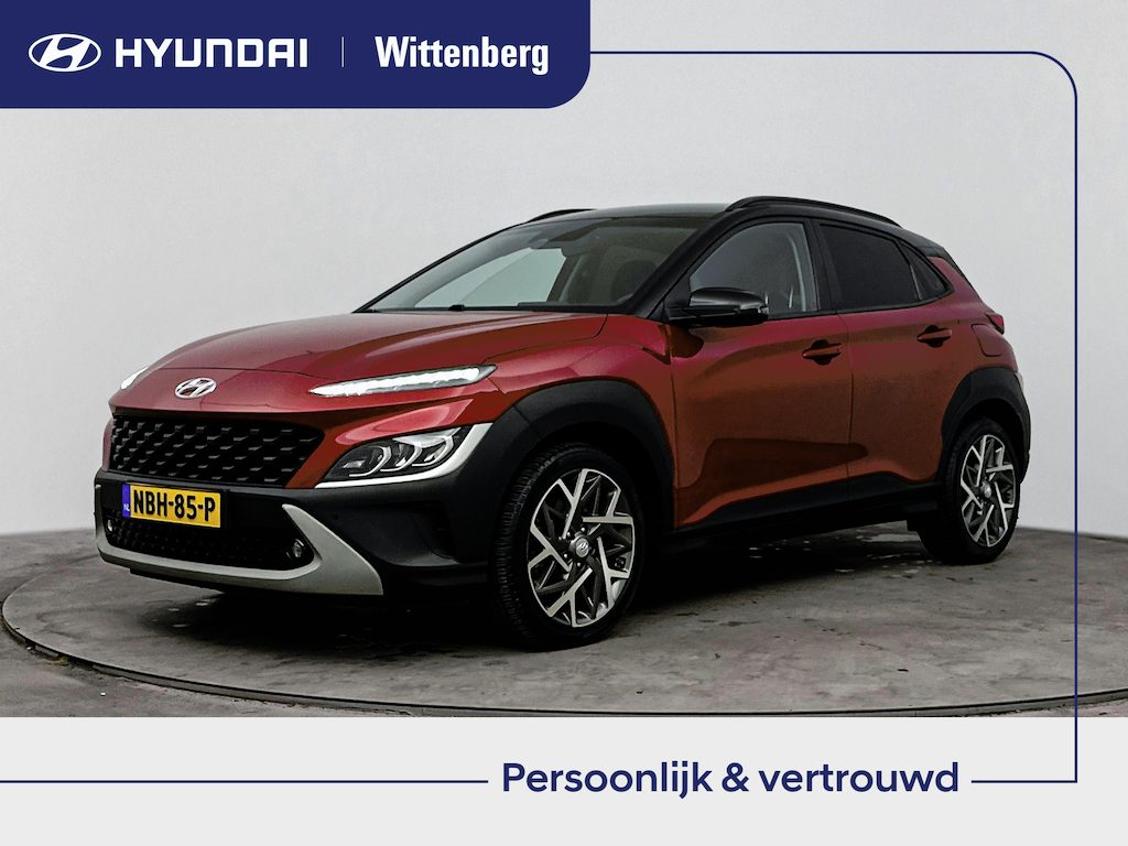 Hyundai Kona 1.6 GDI HEV Fashion Design | Stoel + stuurverwarming | 18" lm-wielen | Navigatie | Camera | Apple Carplay |